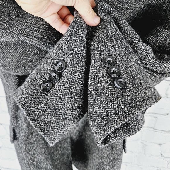 L.L. BEAN | tweed wool silk blend button up jacket - Picture 6 of 9